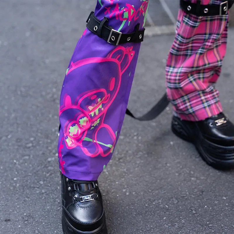 ACDC RAG & Gloomy Bear vivid trousers