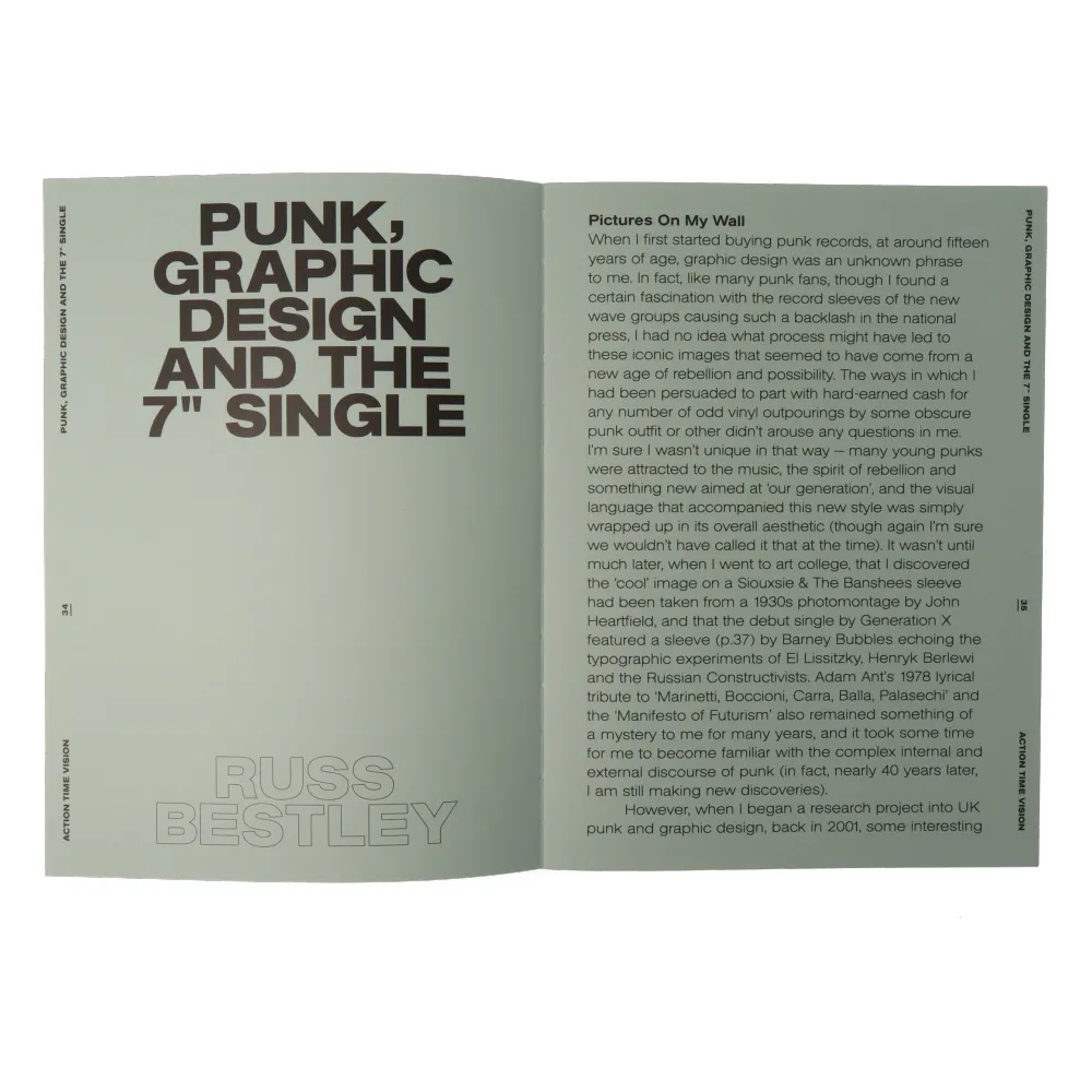 Action time vision punk & post-punk 7" record sleeves