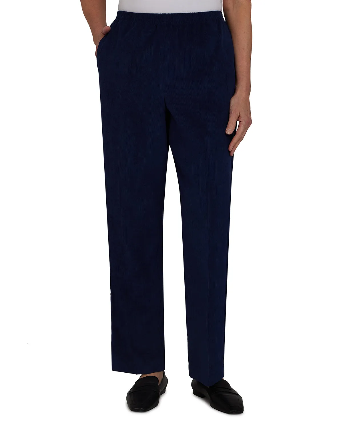 Alfred Dunner Proportioned Medium Corduroy Pant