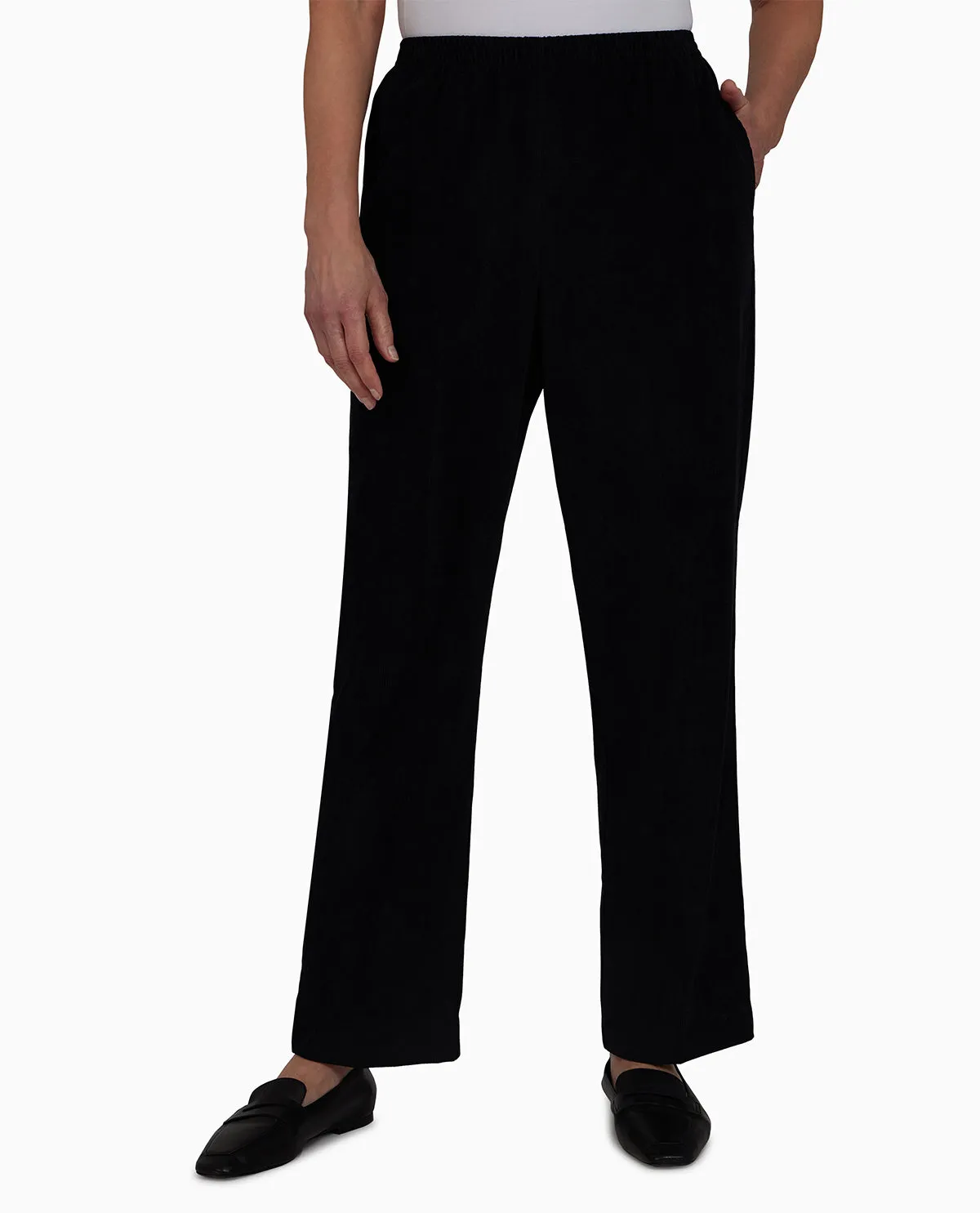 Alfred Dunner Proportioned Medium Corduroy Pant