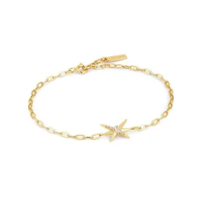 Ania Haie Gold Spike Chain Bracelet