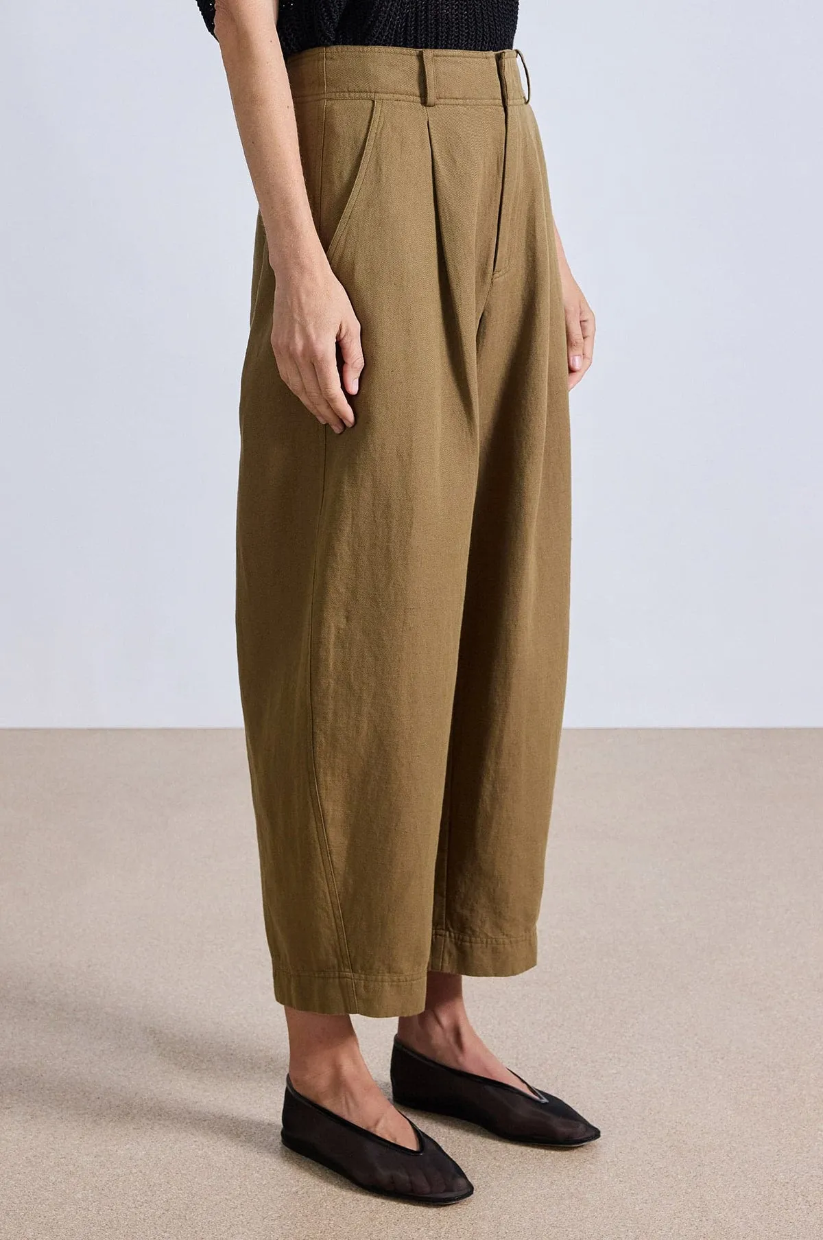 Bari Crop Trouser Toffee