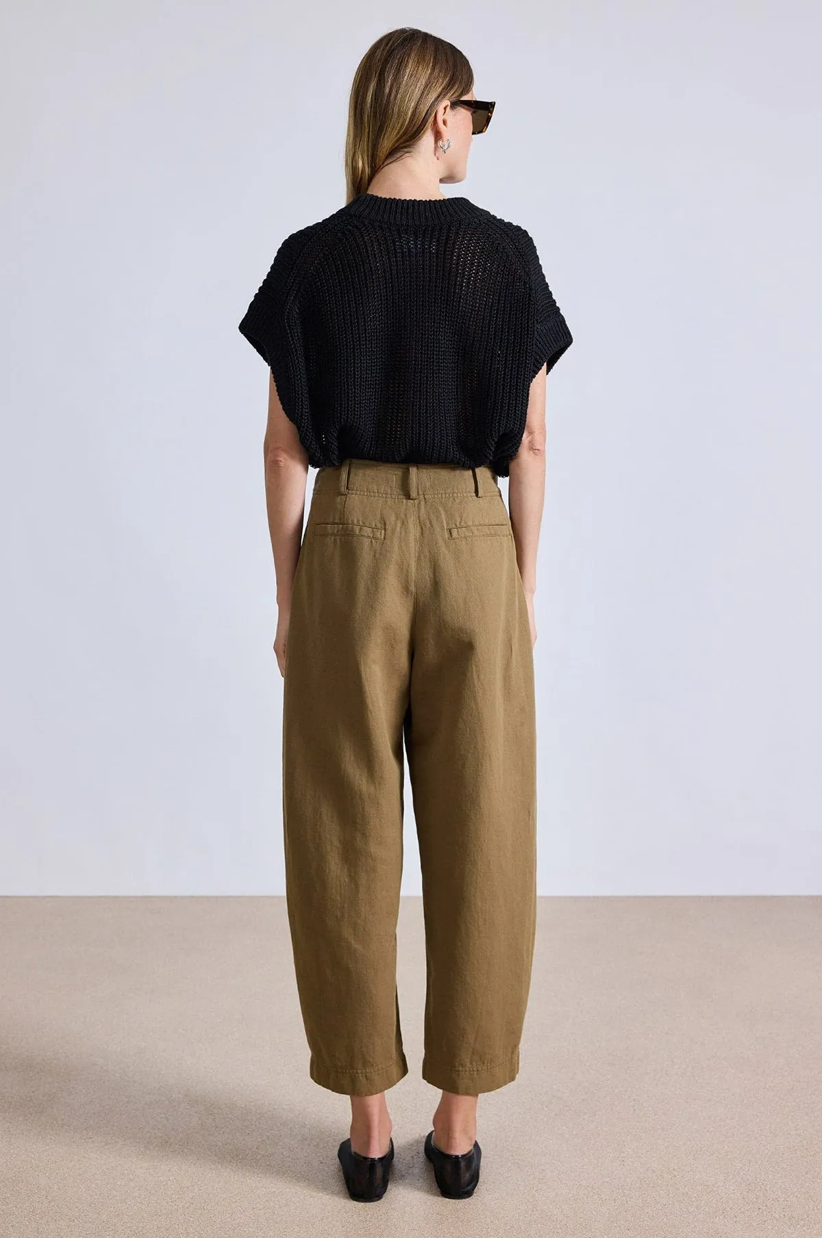 Bari Crop Trouser Toffee