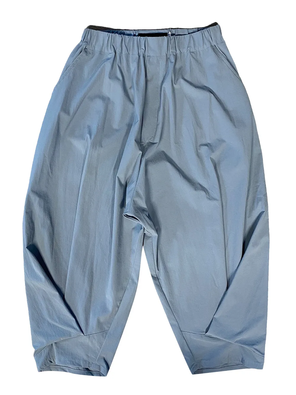 Blue Balloon Tuck Pants