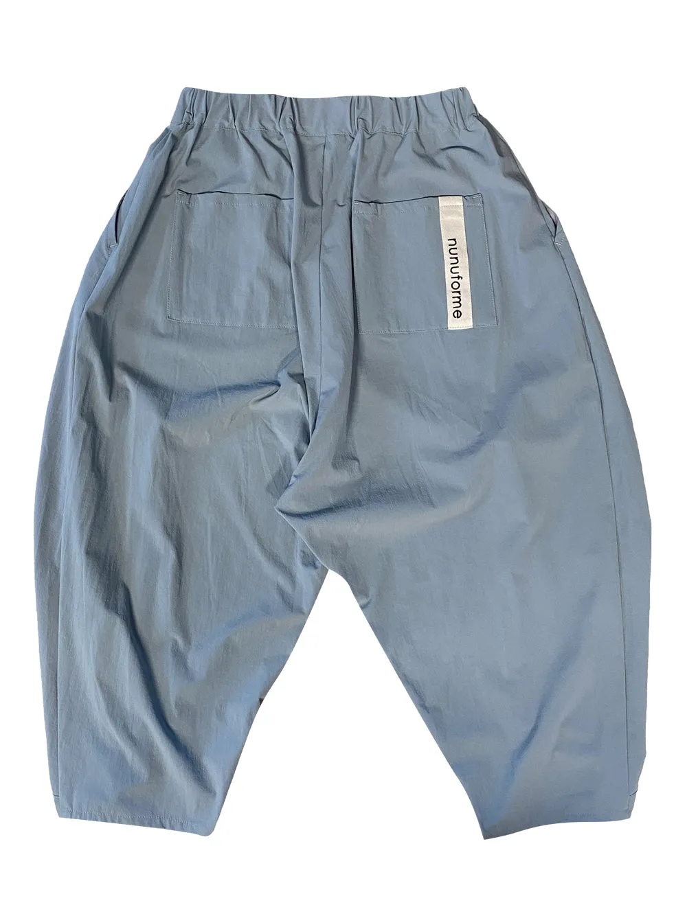 Blue Balloon Tuck Pants