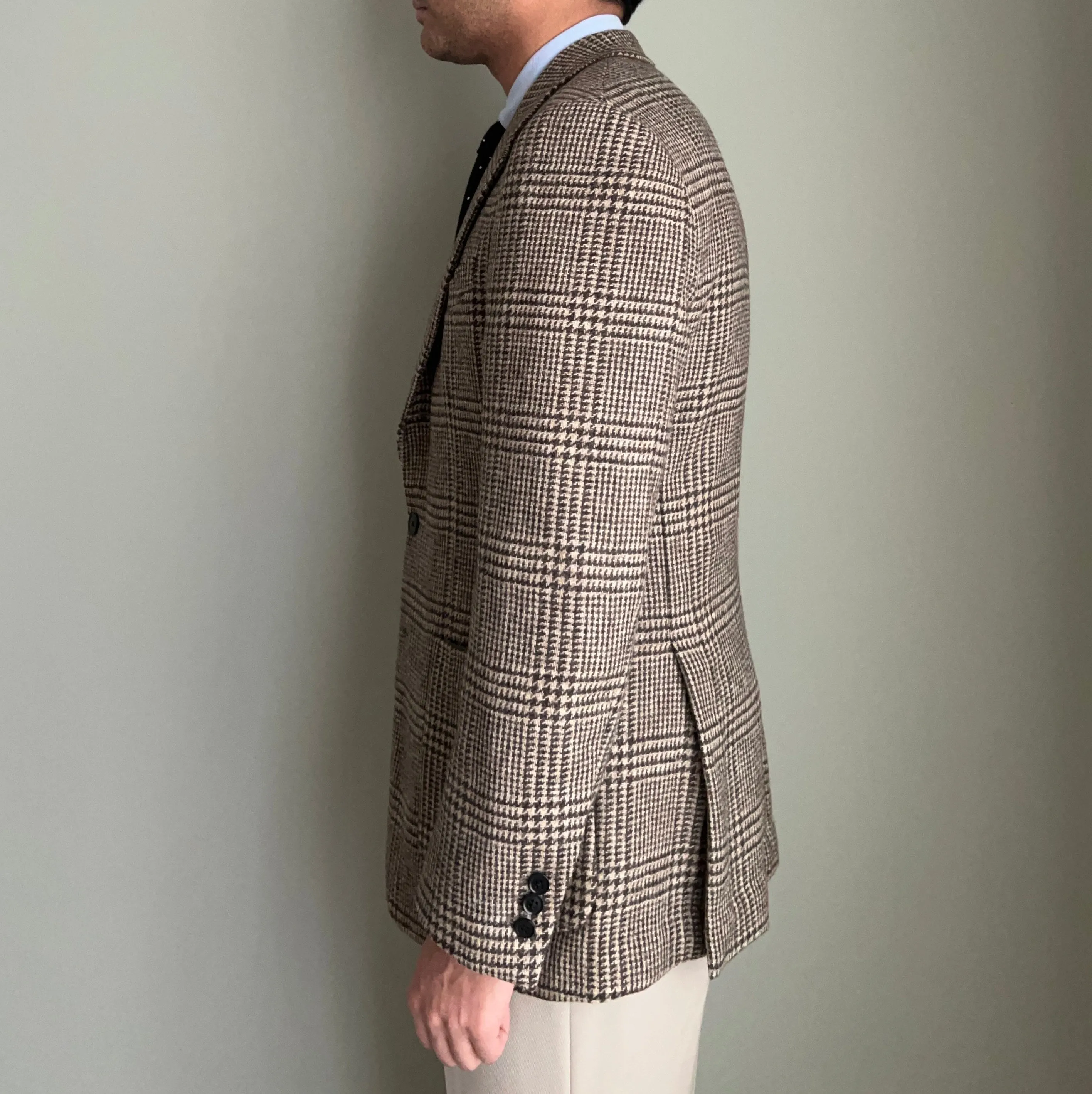 BRITISH WOOL TWEED BLAZER - A.MOON