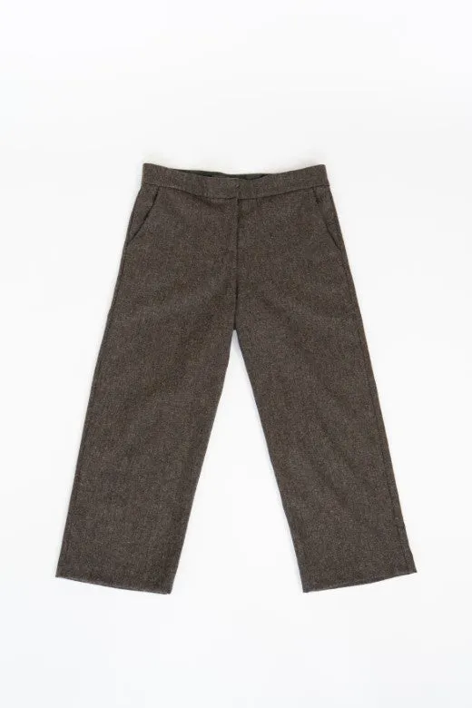 Brown Irish Tweed Trousers