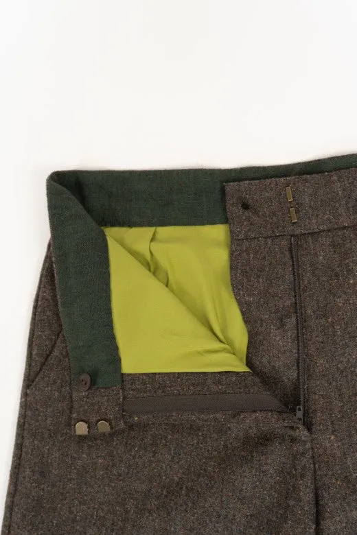 Brown Irish Tweed Trousers