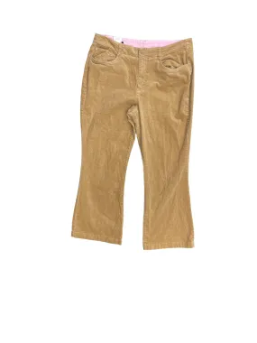 Brown Pants Corduroy Lands End, Size 12petite