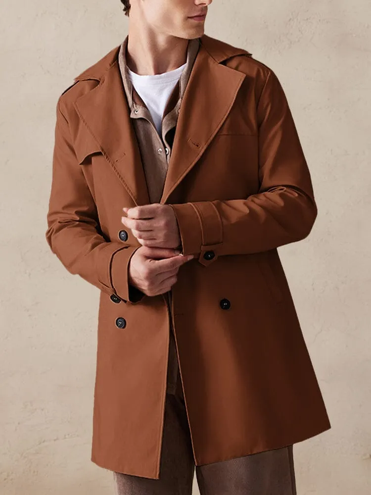 Classic Double-Breasted Trench Coat