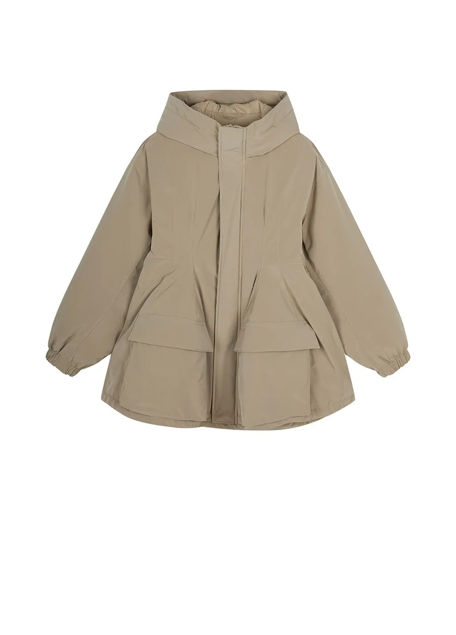 Coat / JNBY Windproof Hooded Down Coat