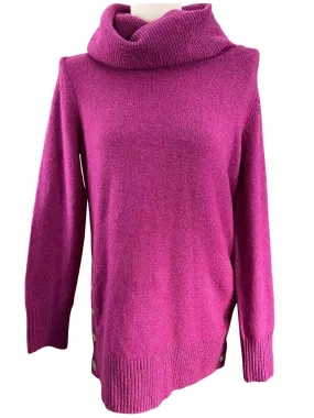 Cool Winter Grape Cowl Sweater