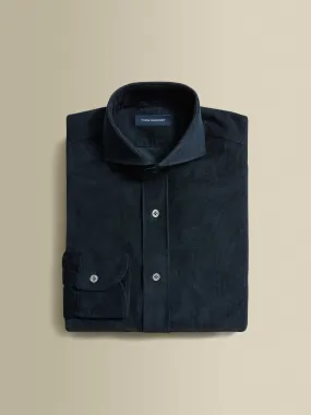 Corduroy Cutaway Collar Shirt