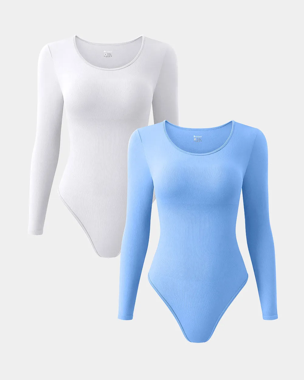 Crew neck Long Sleeve Bodysuit