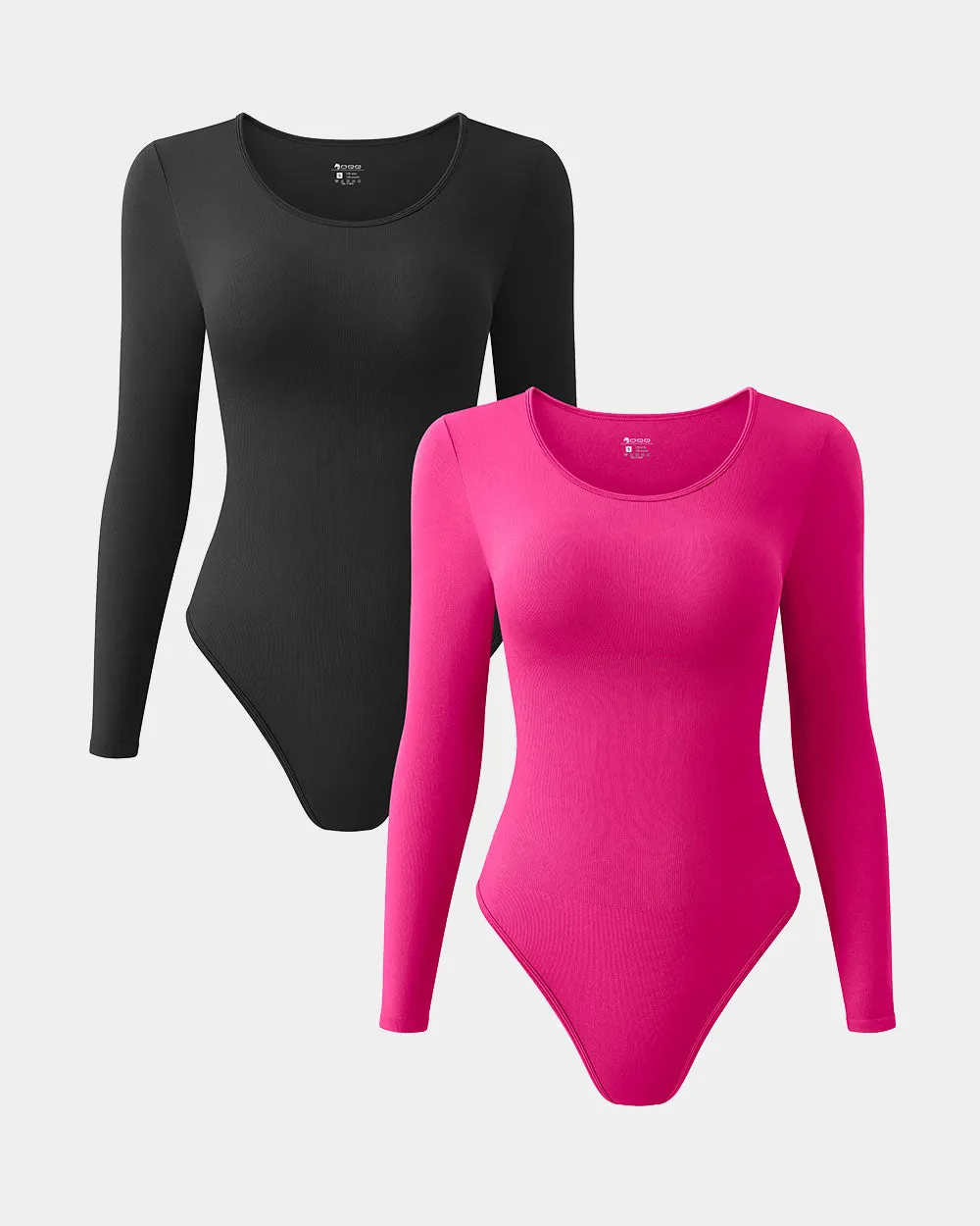 Crew neck Long Sleeve Bodysuit