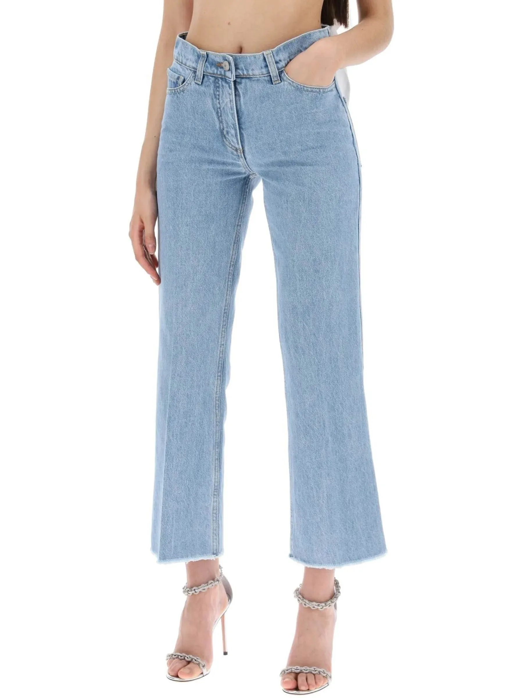 Cropped Flare Jeans