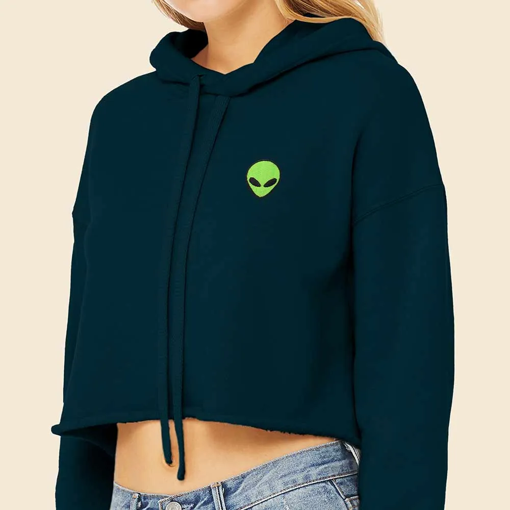 Dalix Alien Cropped Hoodie