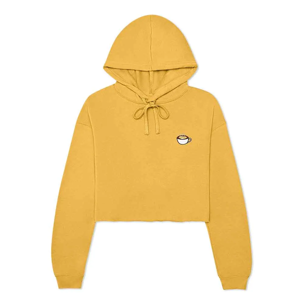 Dalix Cappuccino Cropped Hoodie