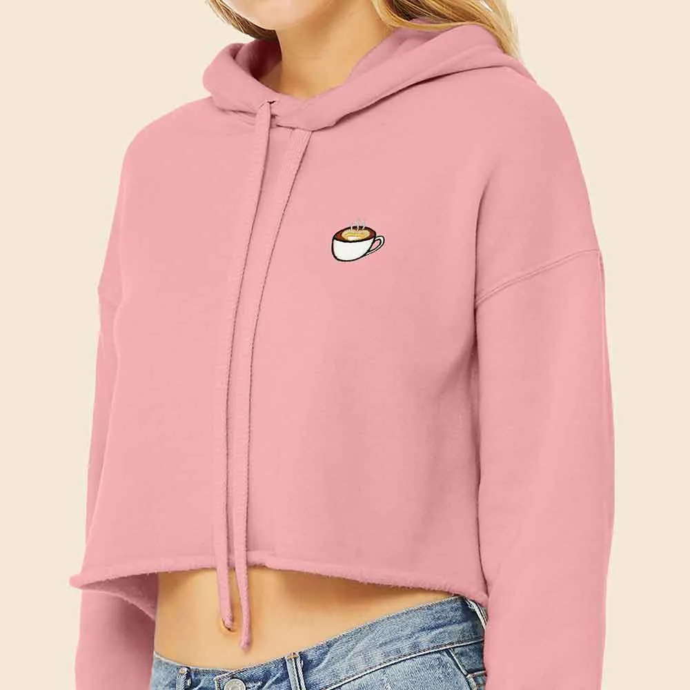 Dalix Cappuccino Cropped Hoodie