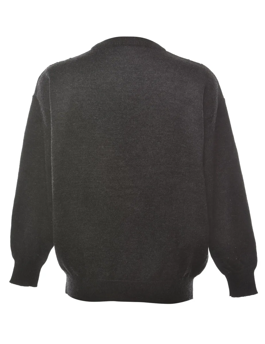 Dark Grey Jumper - L