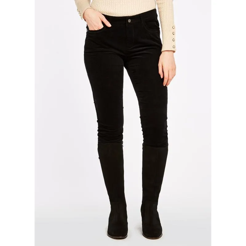 Dubarry Honeysuckle Ladies Stretch Pincord Jeans - Black