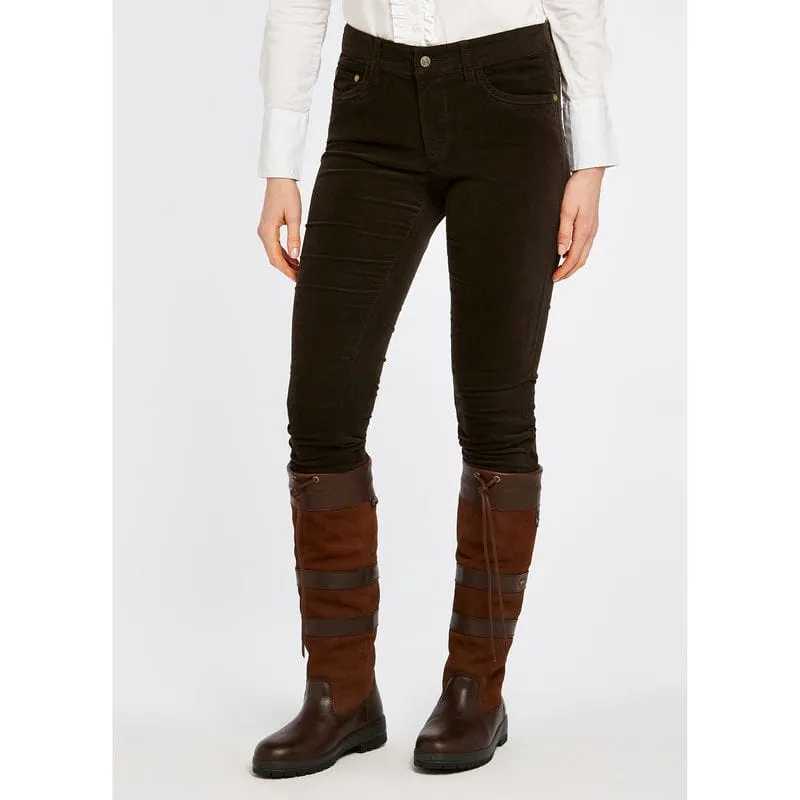 Dubarry Honeysuckle Ladies Stretch Pincord Jeans - Bourbon