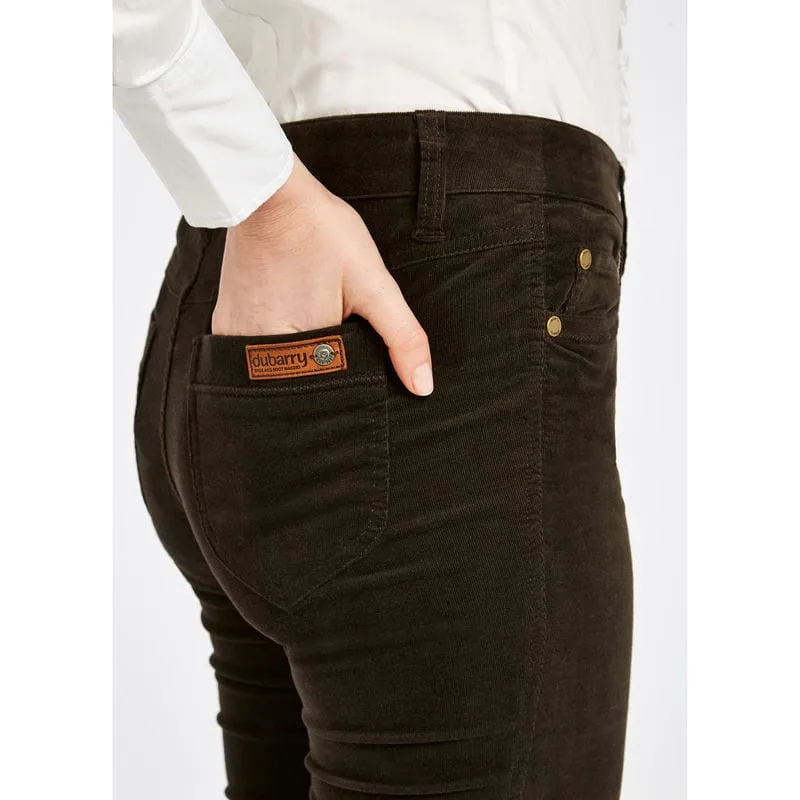 Dubarry Honeysuckle Ladies Stretch Pincord Jeans - Bourbon