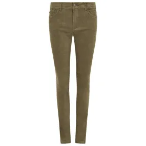 Dubarry Honeysuckle Ladies Stretch Pincord Jeans - Dusky Green