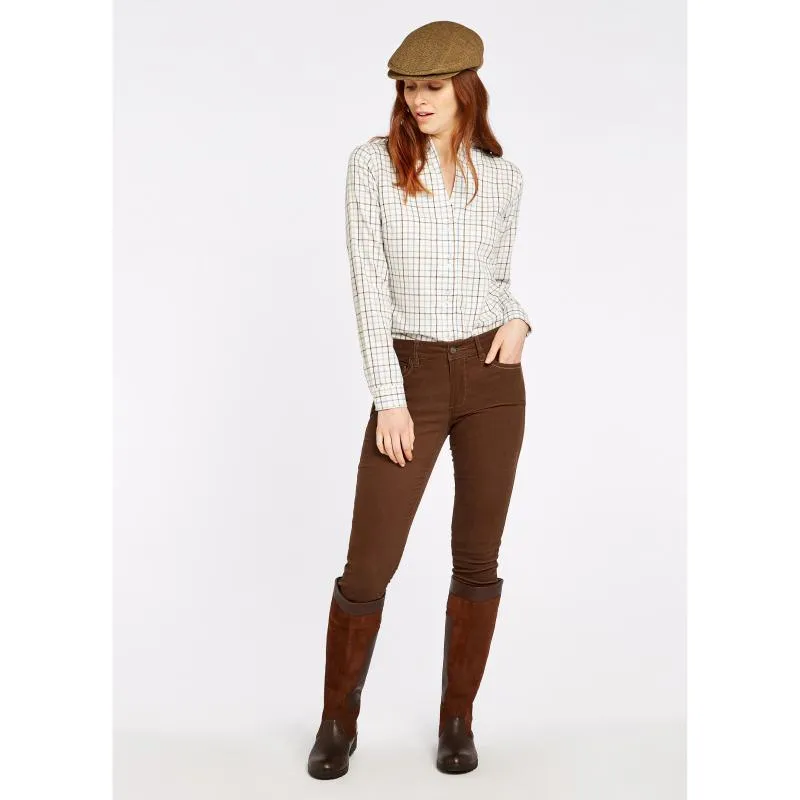 Dubarry Honeysuckle Ladies Stretch Pincord Jeans - Mocha