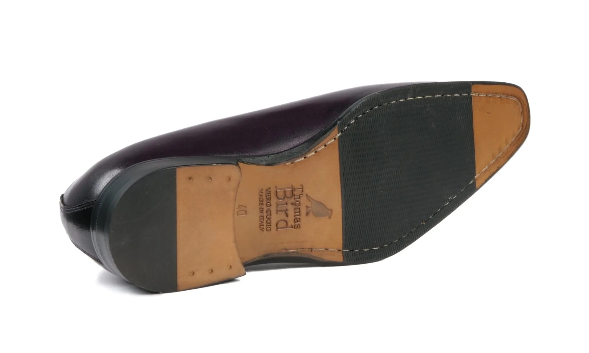 Ellington Wholecut Brogue Aubergine