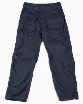 Engineered Garments Flight Pant Dark Navy PC Coated Cloth