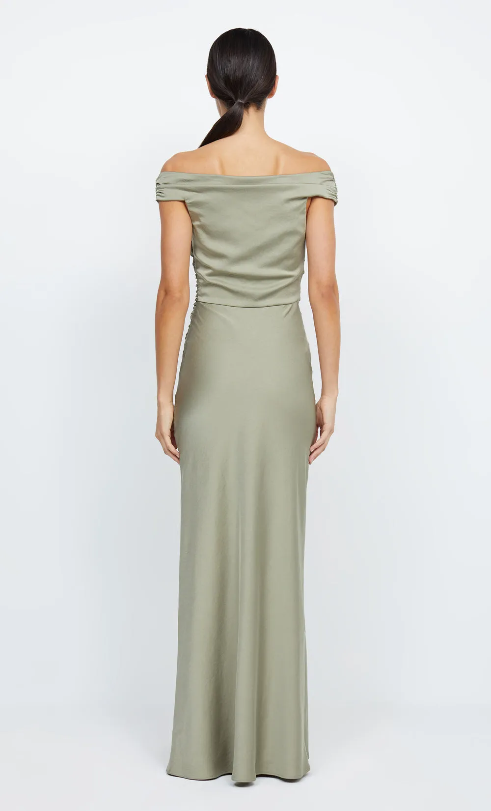 ETERNITY OFF SHOULDER MAXI - SAGE