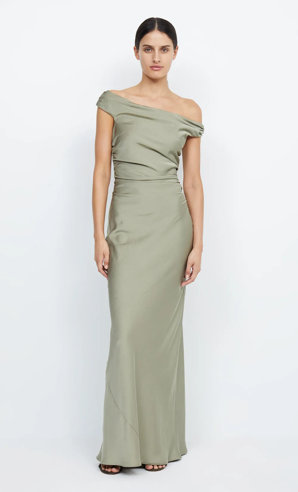 ETERNITY OFF SHOULDER MAXI - SAGE