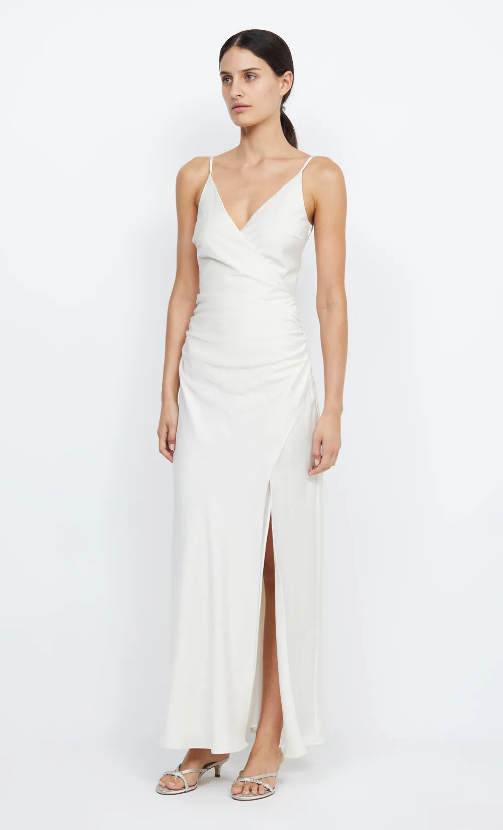 ETERNITY V MAXI DRESS - CREAM