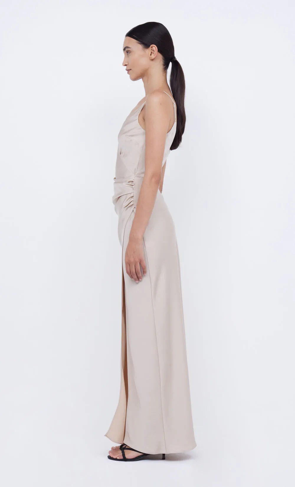 ETERNITY V MAXI DRESS - SAND