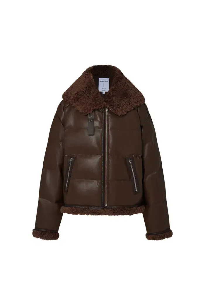 Faye Large Fur Collar Down Jacket