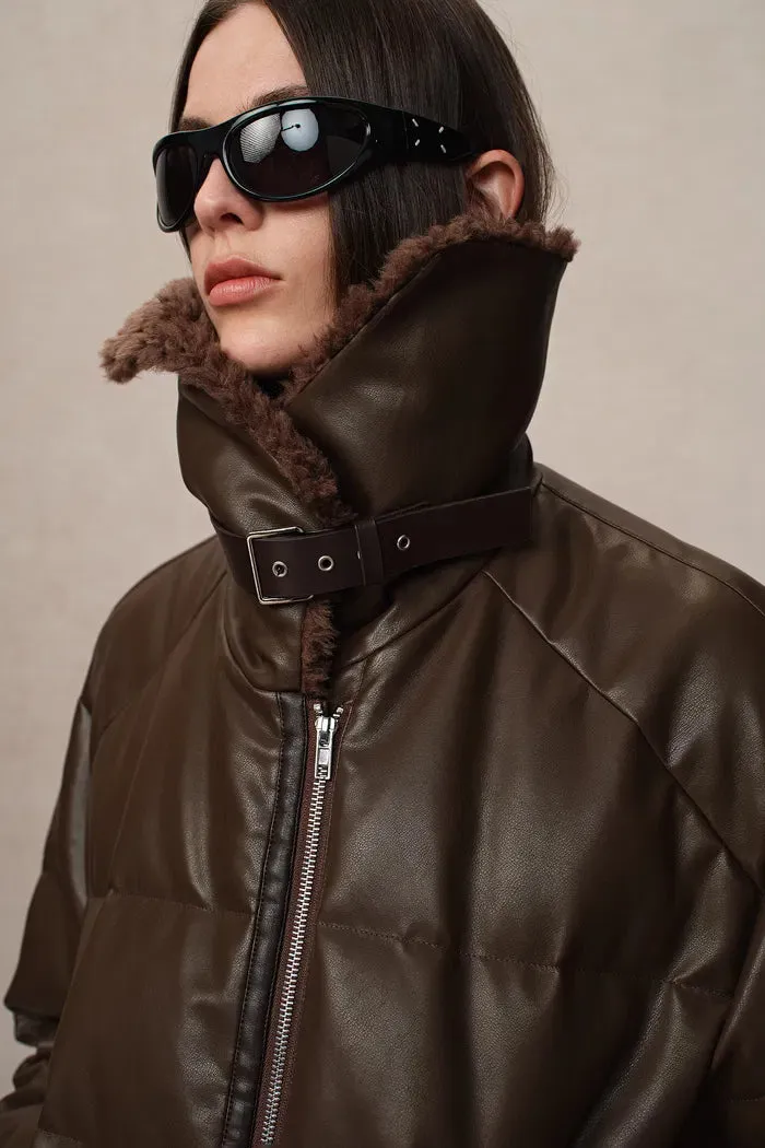 Faye Large Fur Collar Down Jacket