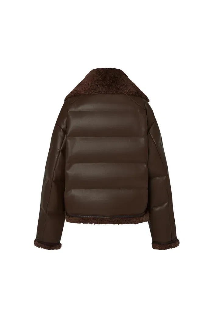 Faye Large Fur Collar Down Jacket