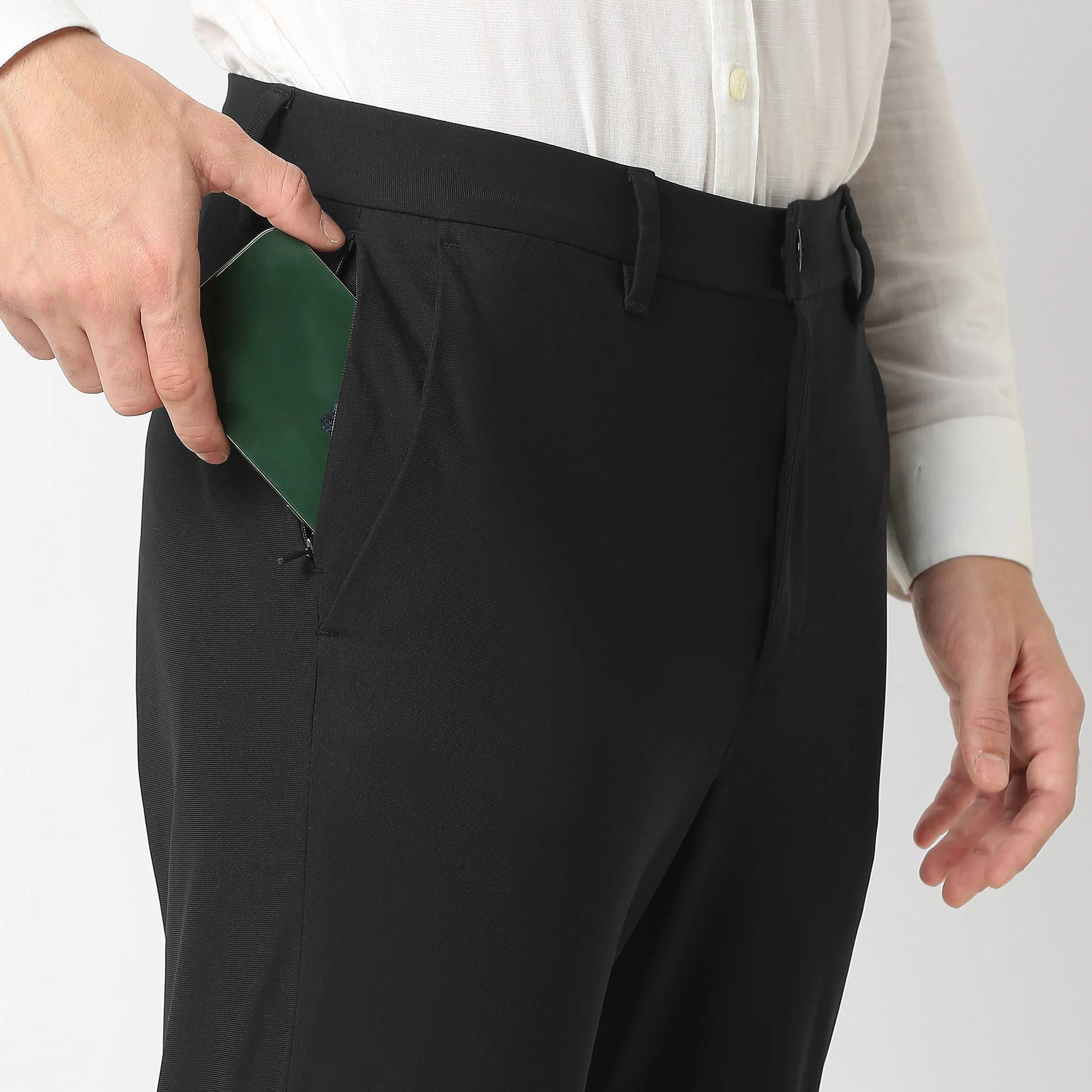 FluidX™ Pants - Wrinkle Free 4-way Stretch made with exclusive CIEM®- Mid Rise