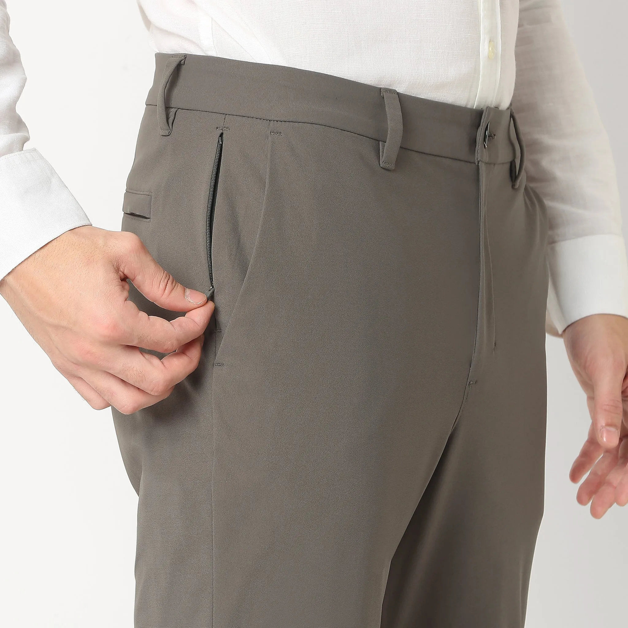 FluidX™ Pants - Wrinkle Free 4-way Stretch made with exclusive CIEM®- Mid Rise