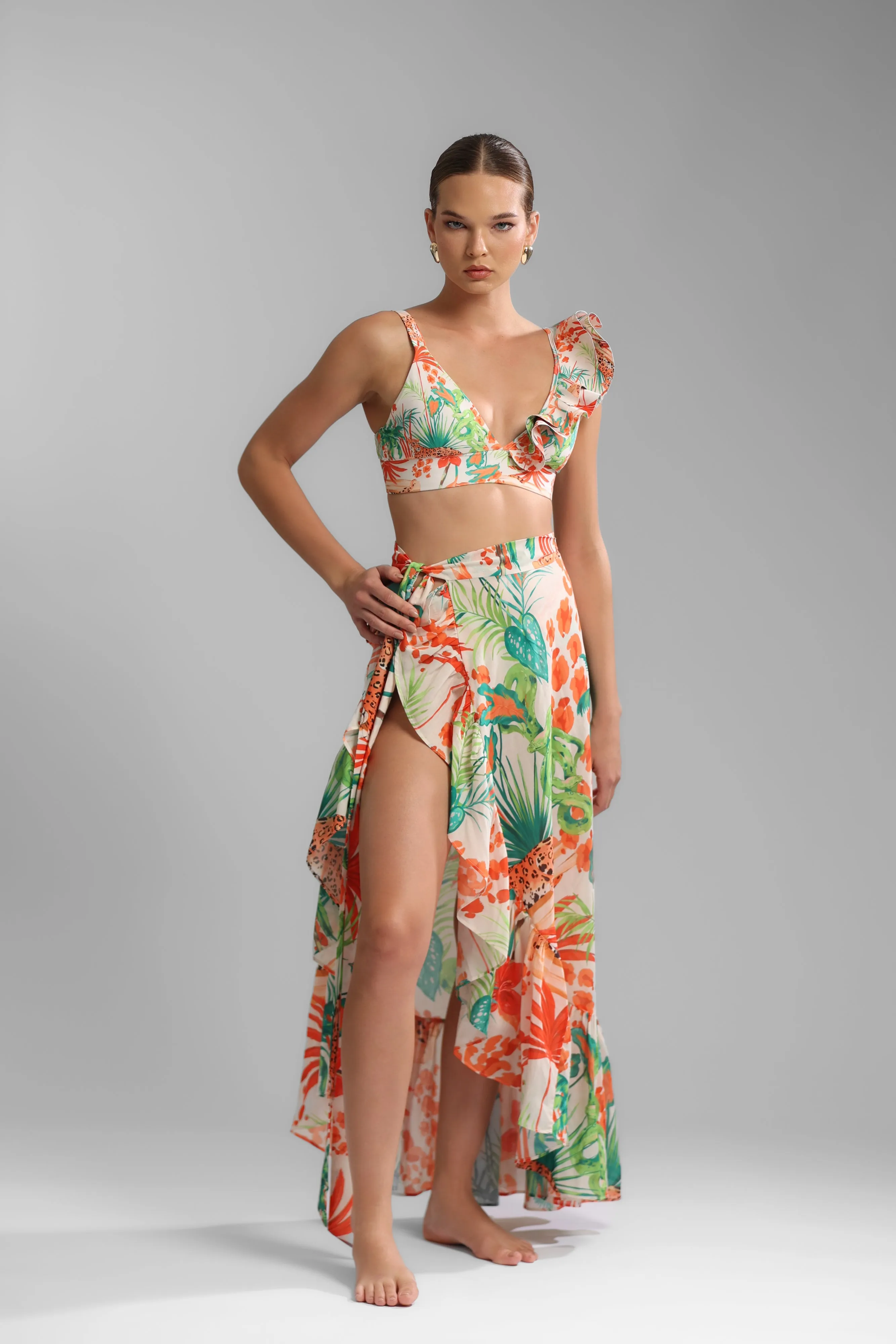 FR Jungle 1701 Wrap Skirt