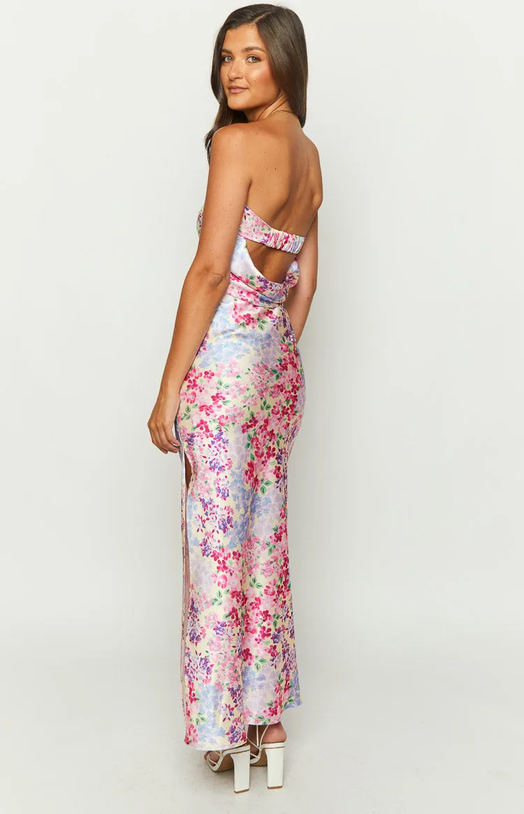 Genevieve Floral Print Maxi Skirt