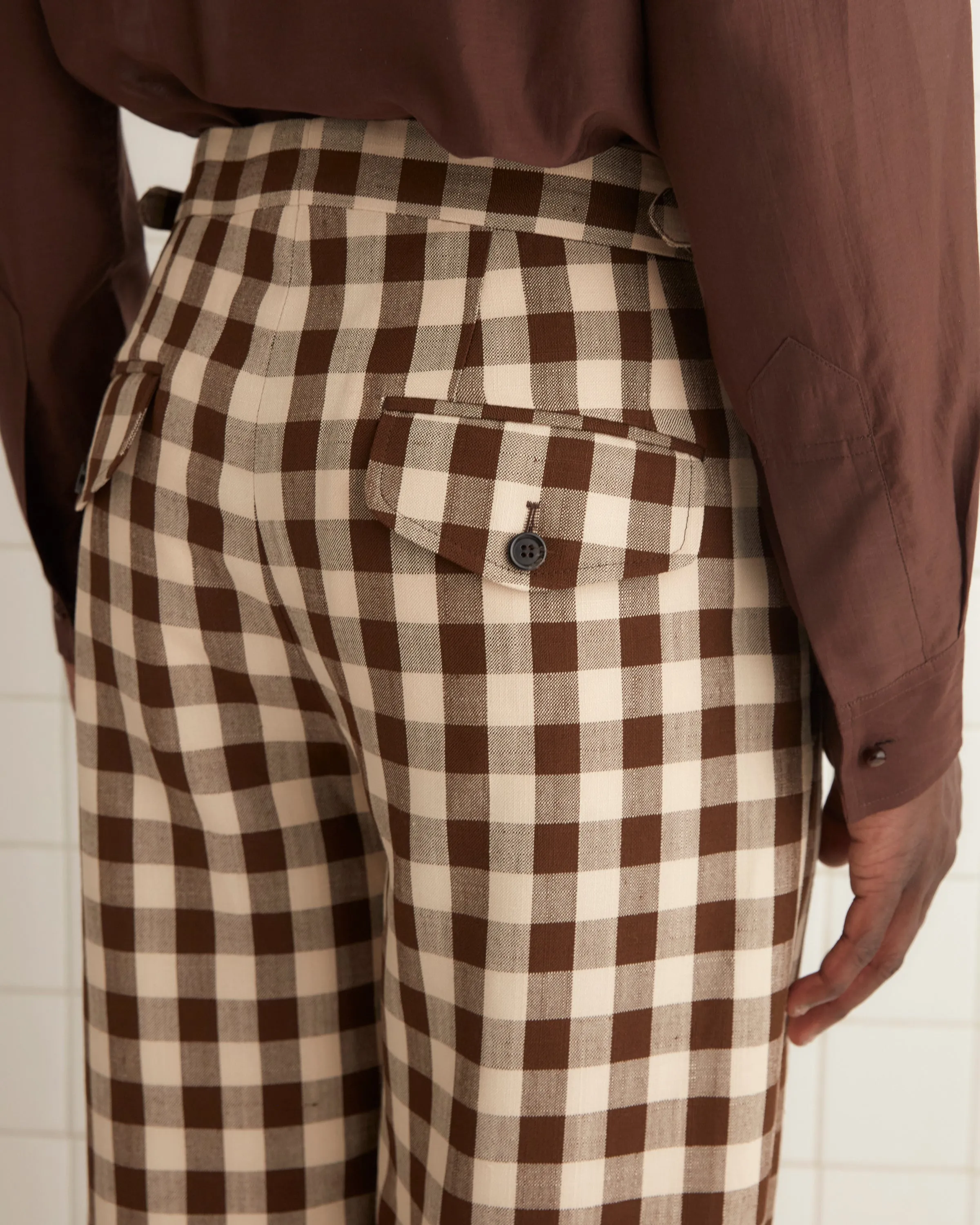 Gilbert Check Trousers