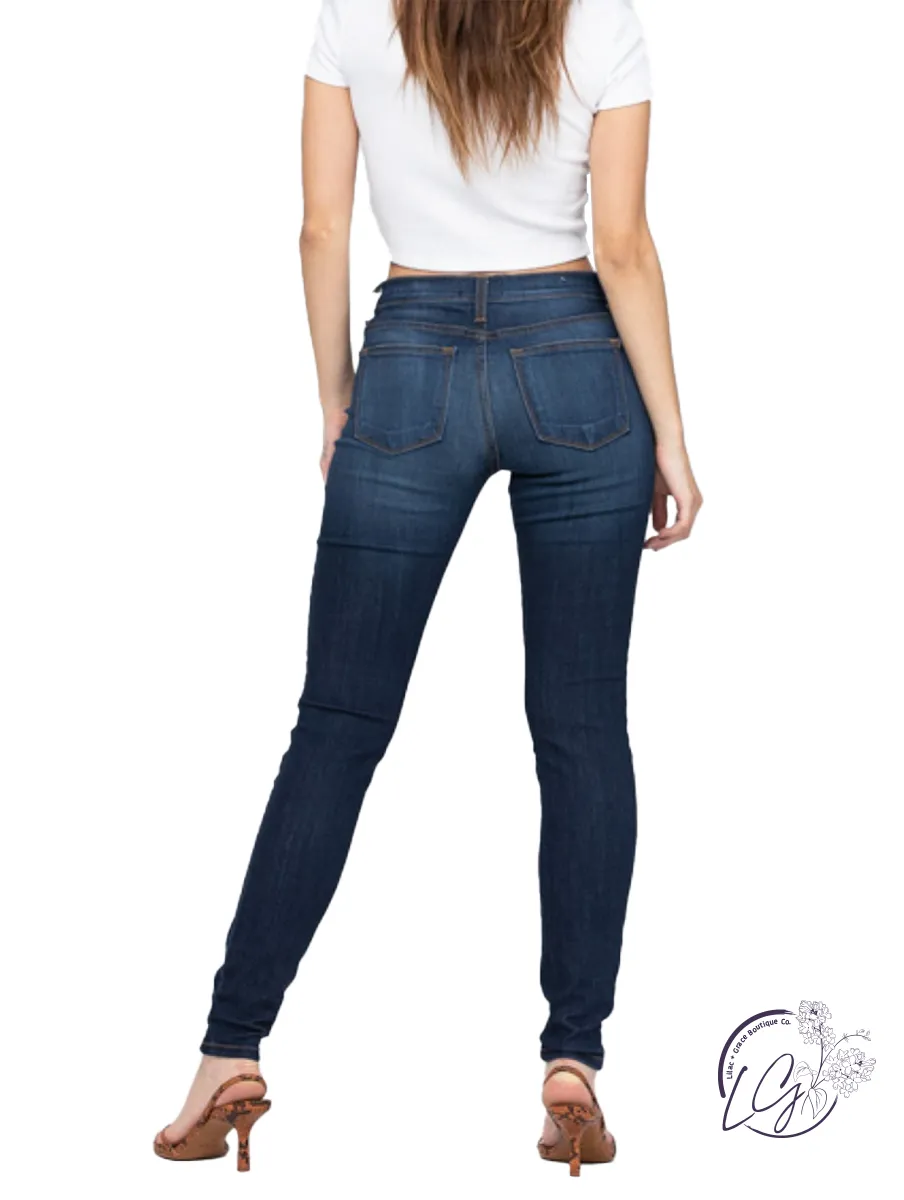 Gracie Mid-Rise Basic Skinny by Judy Blue