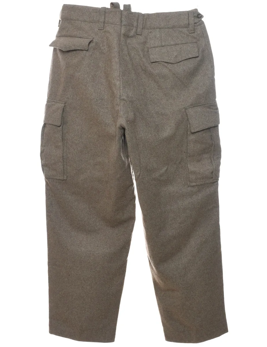 Grey Vintage Cargo Trouosers - W38 L30