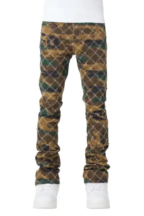 Guapi Camo Embellished Denim Pant