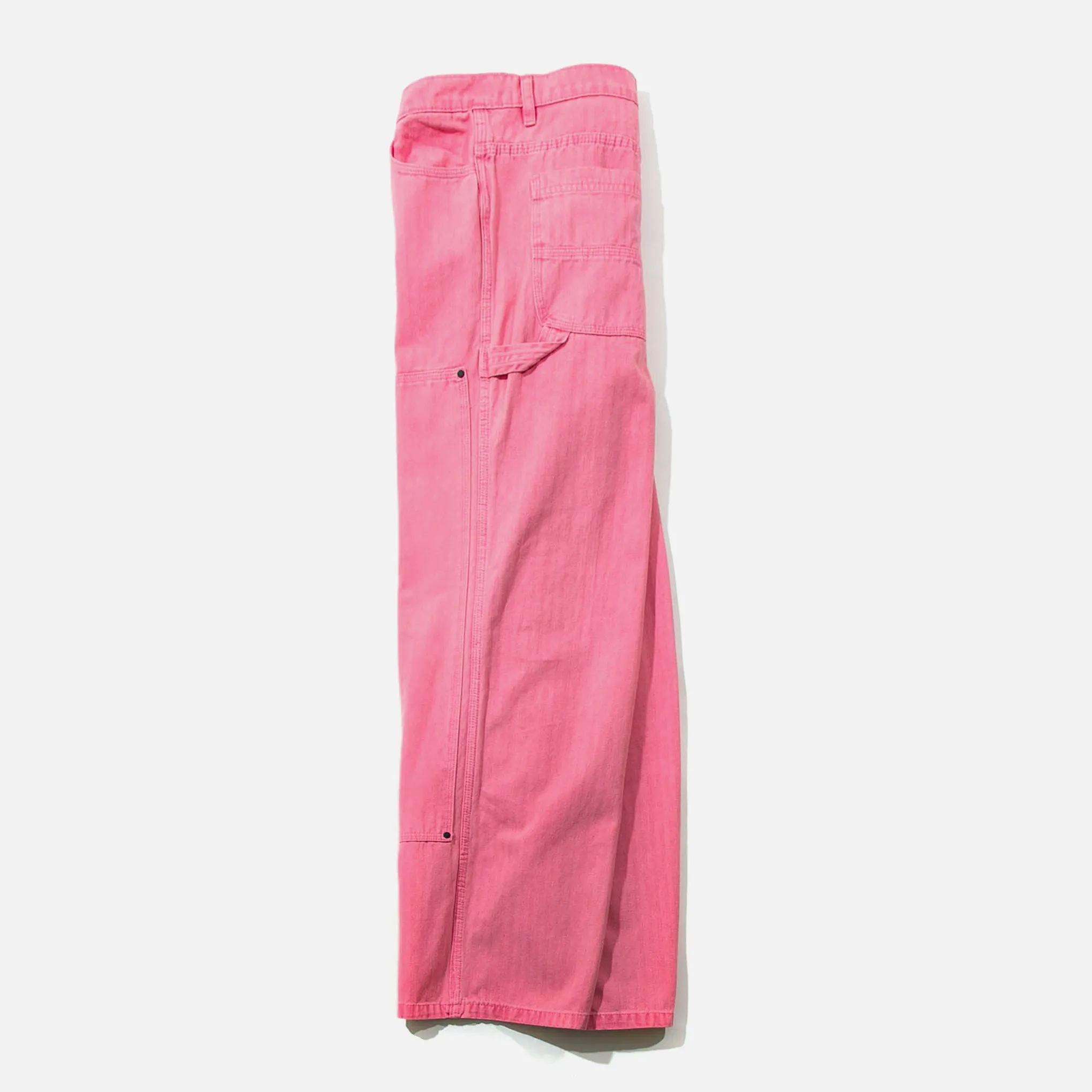 Herringbone Utility Pant - Pink