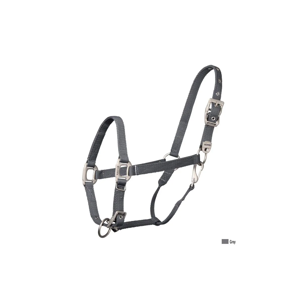 HORSE HALTER IN NYLON BY WALDHAUSEN Grey