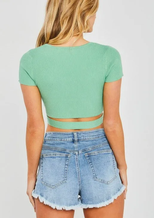 ILIANA top (Mint Green)