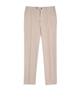 Incotex Regular Doeskin Chino Trousers: Grey